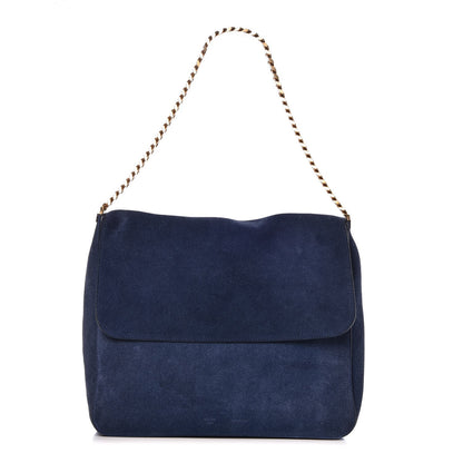 Celine Suede Medium Gourmette Ocean Blue 1 of 11