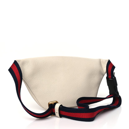 Gucci Grained Calfskin Small Logo Belt Bag White 3 of 10