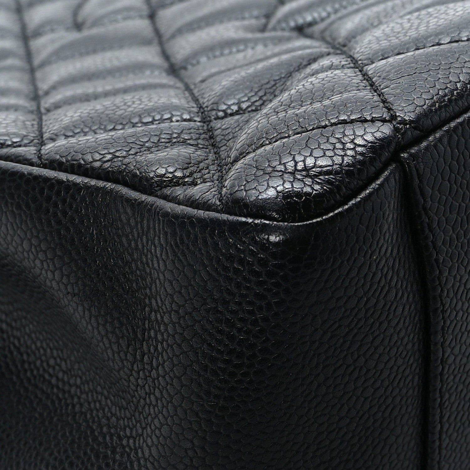 Chanel Caviar Quilted Grand Shopping Tote GST Black 8 of 11