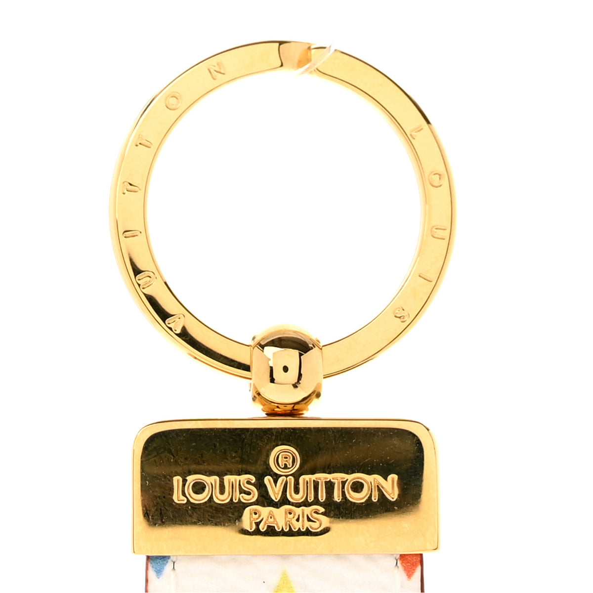 Louis Vuitton LV X TM Monogram Multicolor Dragonne Key Holder 3 of 5