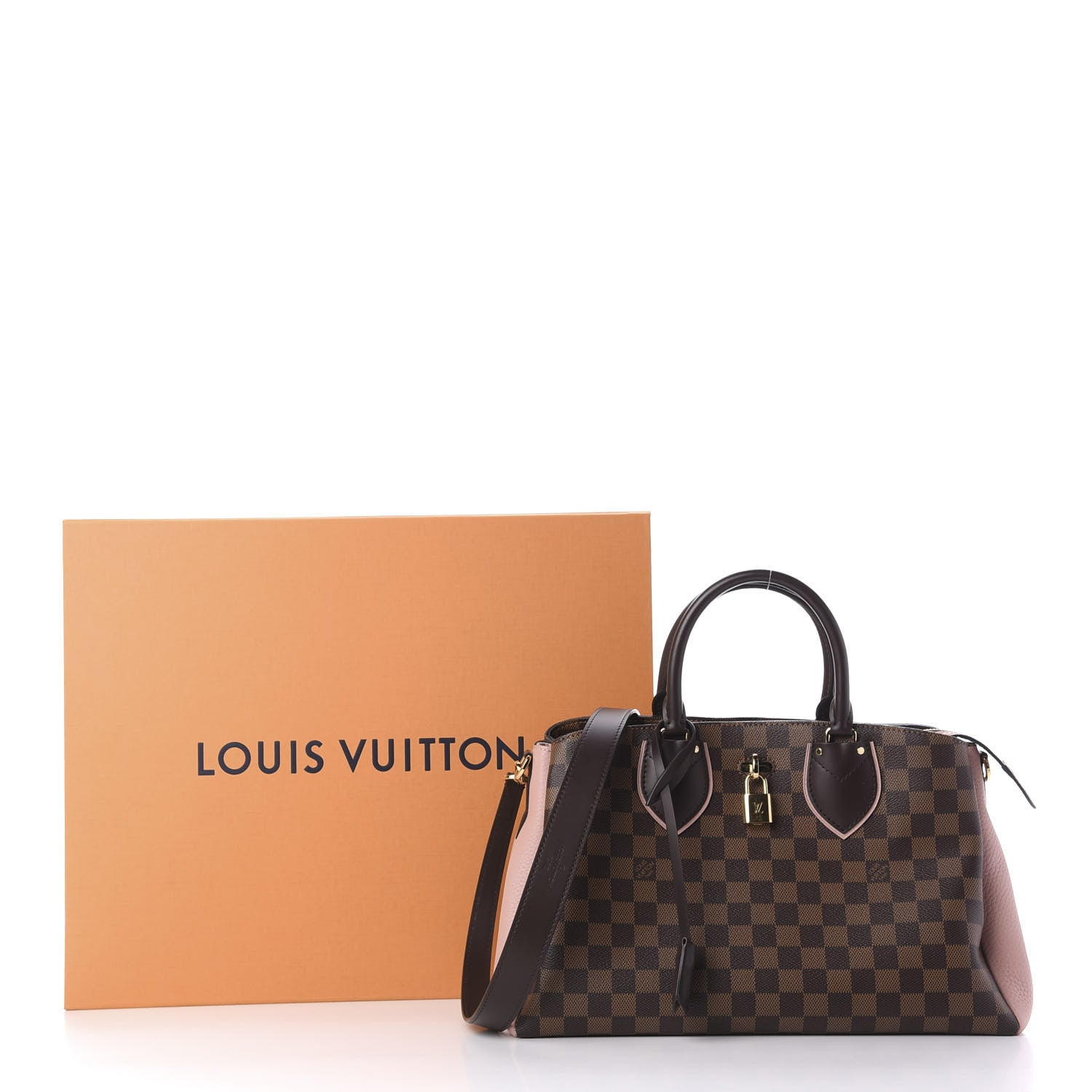 Louis Vuitton Cuir Taurillon Damier Ebene Normandy Magnolia 11 of 11