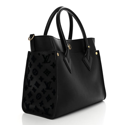 Louis Vuitton Calfskin Monogram Tufting On My Side Black 3 of 9