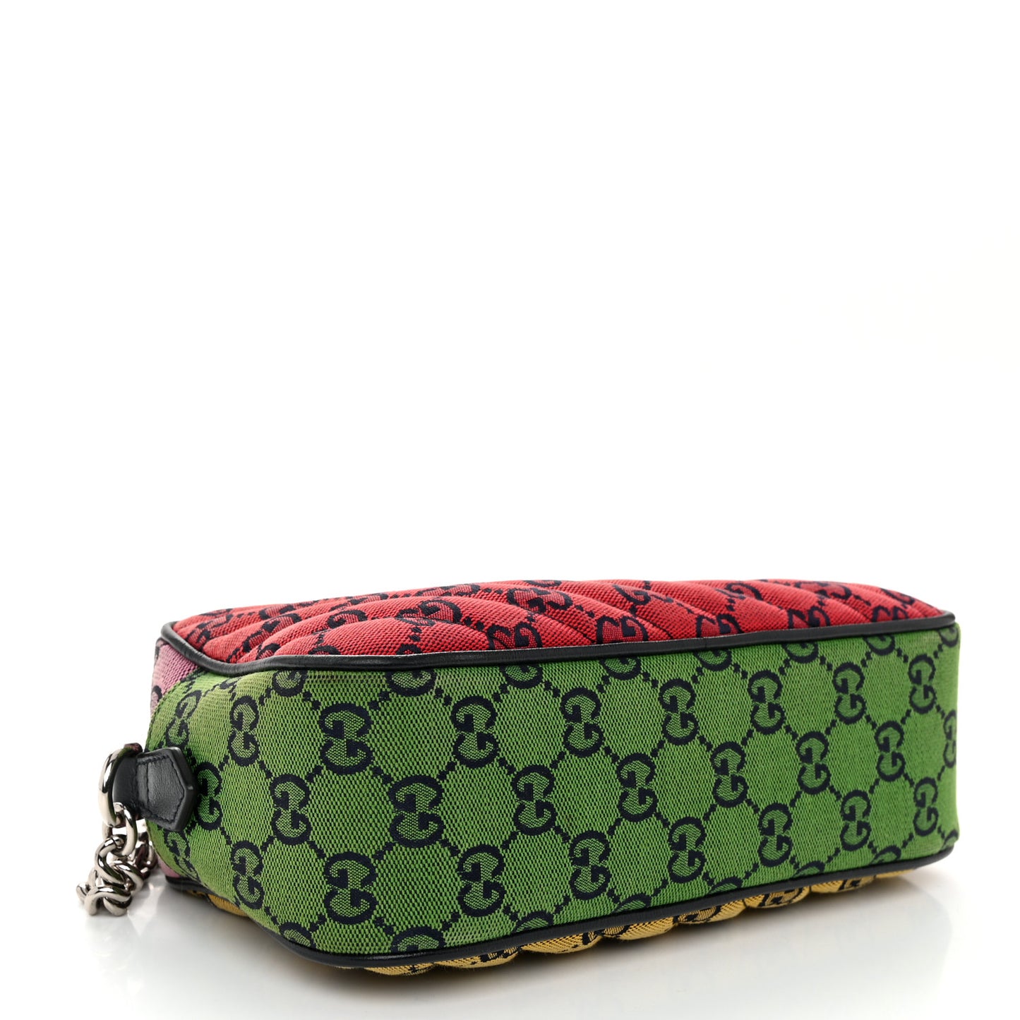 Monogram Multicolor Matelasse Diagonal Small GG Marmont Chain Shoulder Bag Red Blue Yellow Green Pink