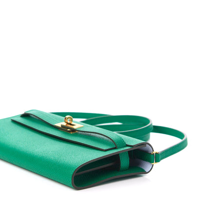 Hermes Epsom Kelly Wallet To Go Vert Jade Bleu Brume 7 of 10