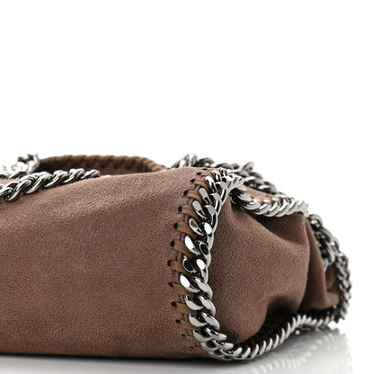 Stella McCartney Metallic Shaggy Deer Mini Falabella Fold Over Tote Brown 9 of 10