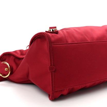 Balenciaga Satin Classic Gold Hardware City Red 8 of 12