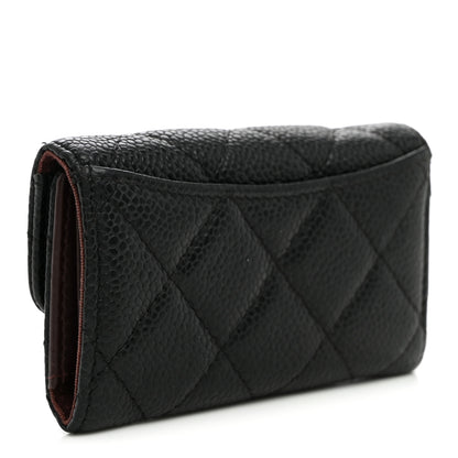Chanel Caviar Quilted 6 Key Holder Black 3 of 7