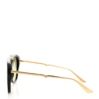 Gucci Folding Aviator Sunglasses GG0305S Black Gold 4 of 9