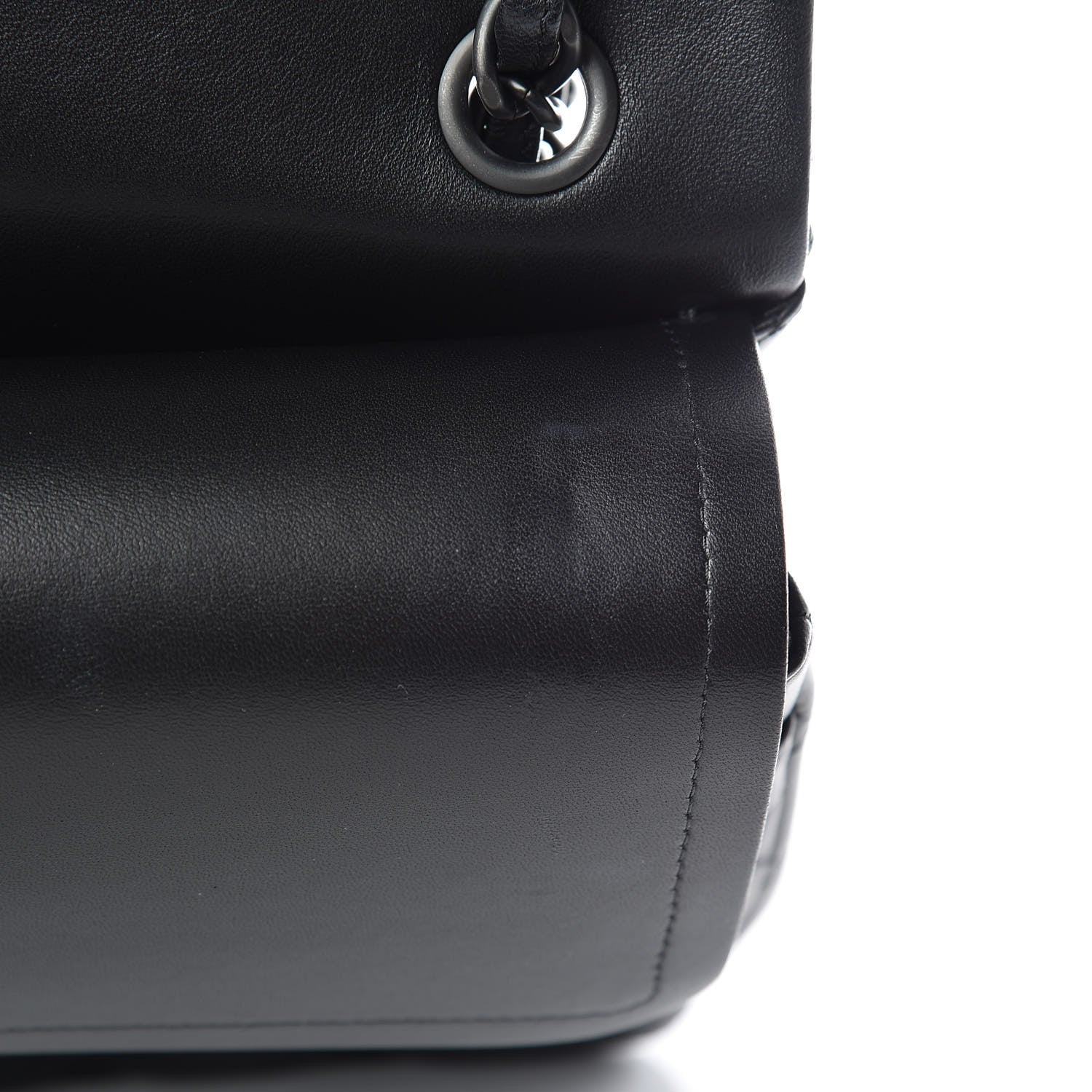 Chanel Lambskin Quilted Jumbo Double Flap So Black 19 of 25