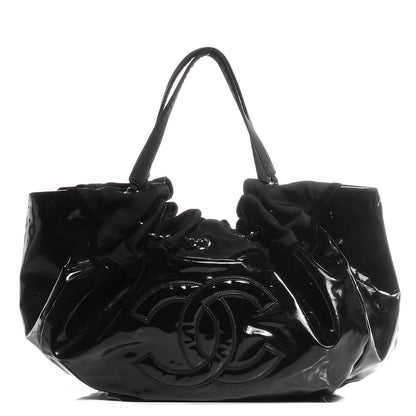 Chanel Vinyl Stretch Spirit Large Cabas Tote Black 1 of 7