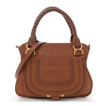 Chloe Calfskin Medium Marcie Satchel Tan 1 of 13