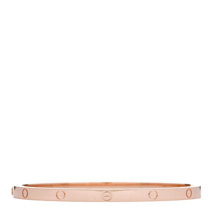 Cartier 18K Pink Gold Small LOVE Bracelet 16 2 of 7