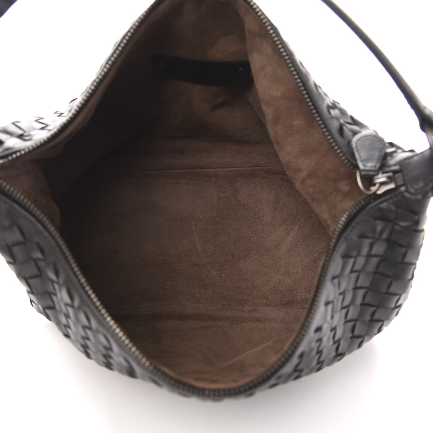 Nappa Intrecciato Small Shoulder Bag Black