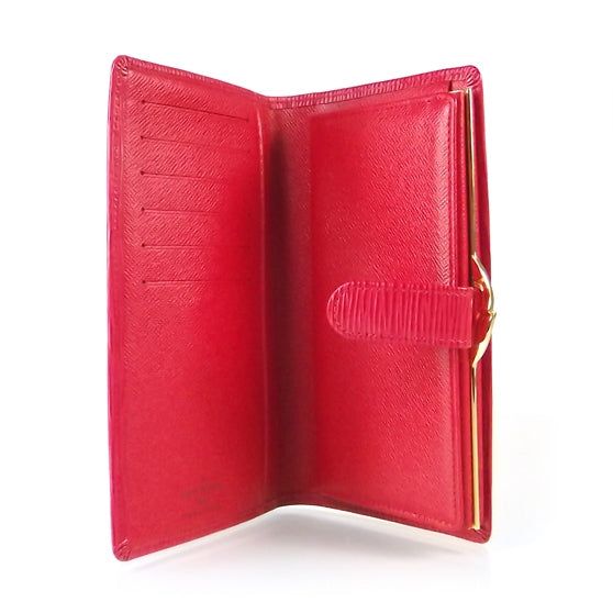Louis Vuitton Epi Continental French Purse Wallet Rouge 6 of 7