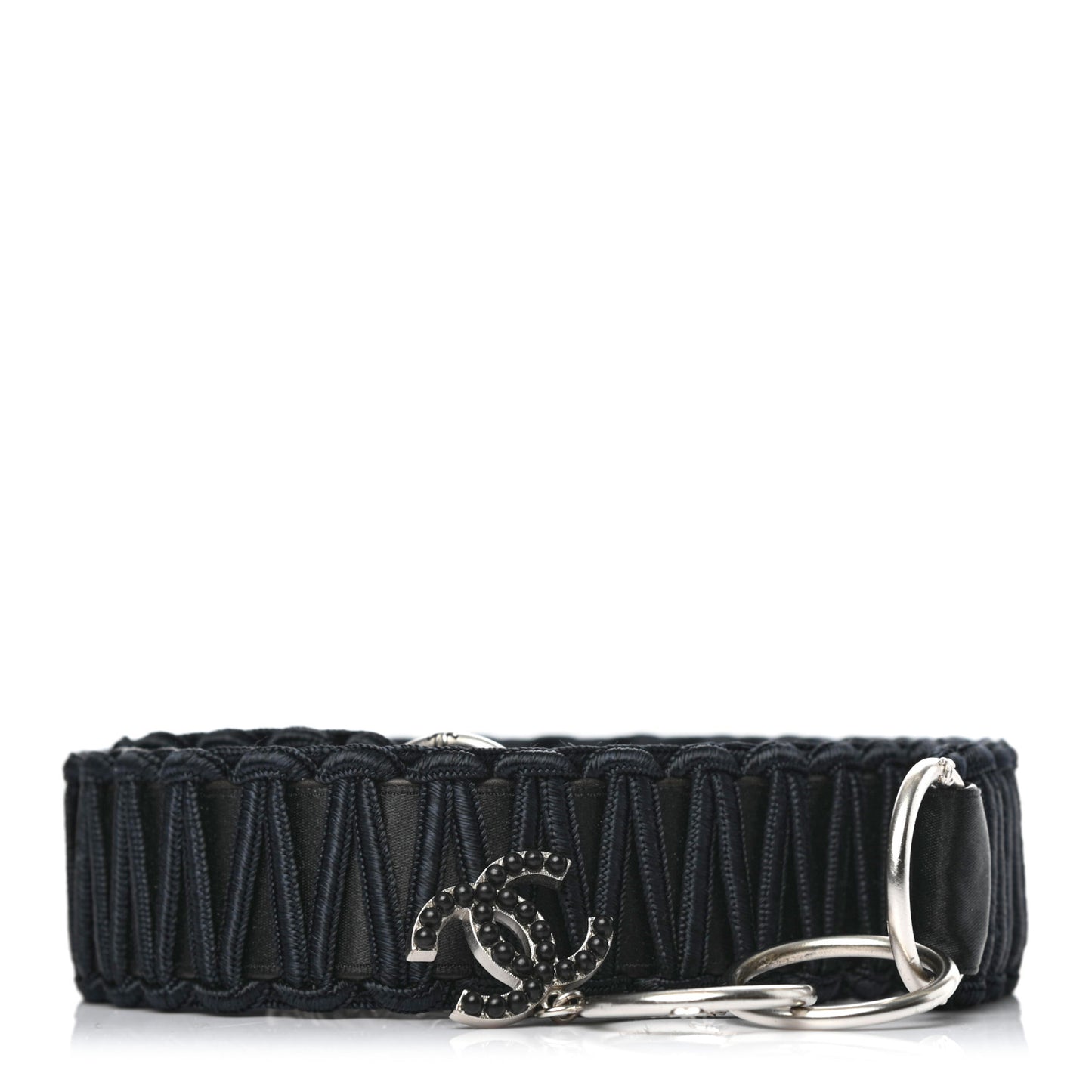 Lambskin Satin Chain CC Belt