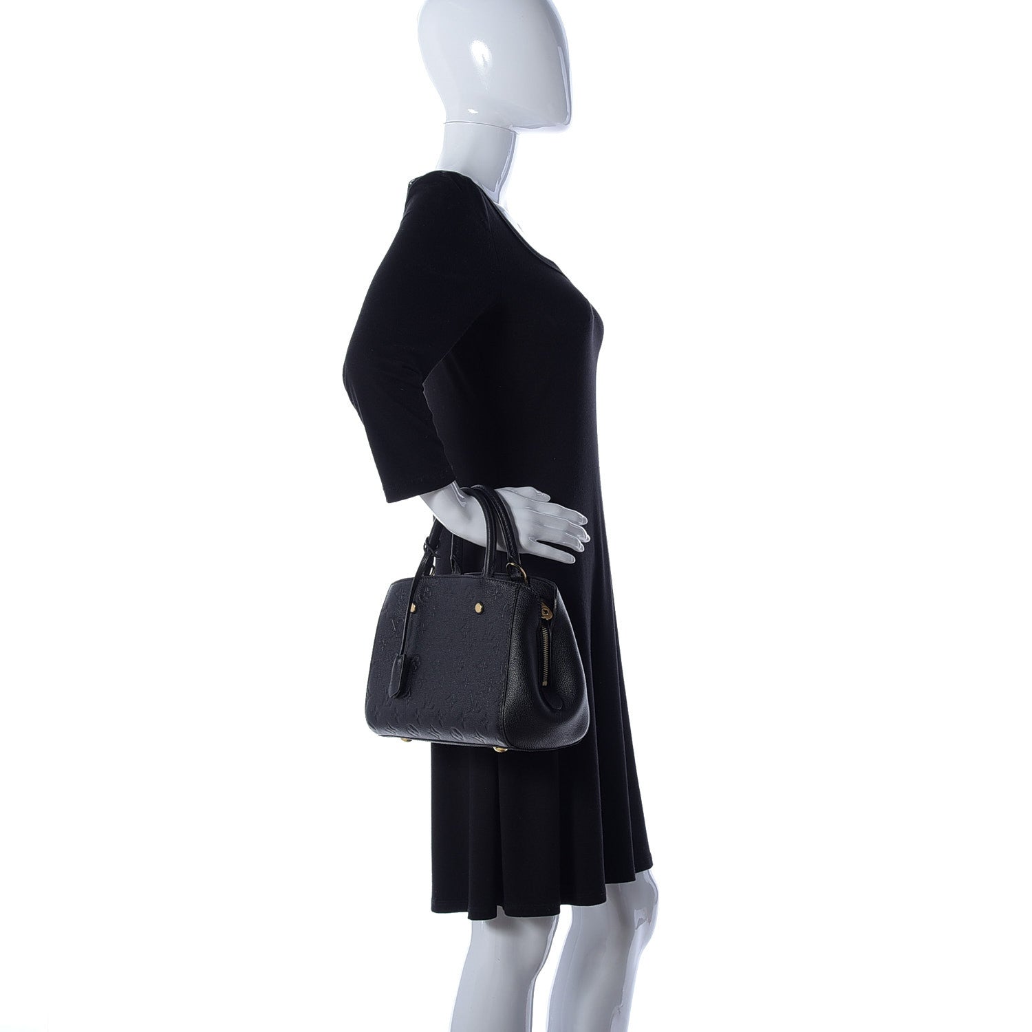 Louis Vuitton Empreinte Montaigne BB Black 3 of 10