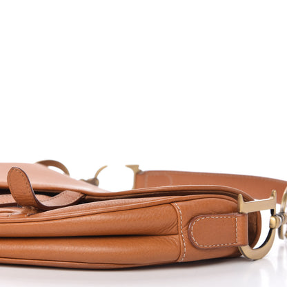 Christian Dior Calfskin Saddle Bag Tan 7 of 11