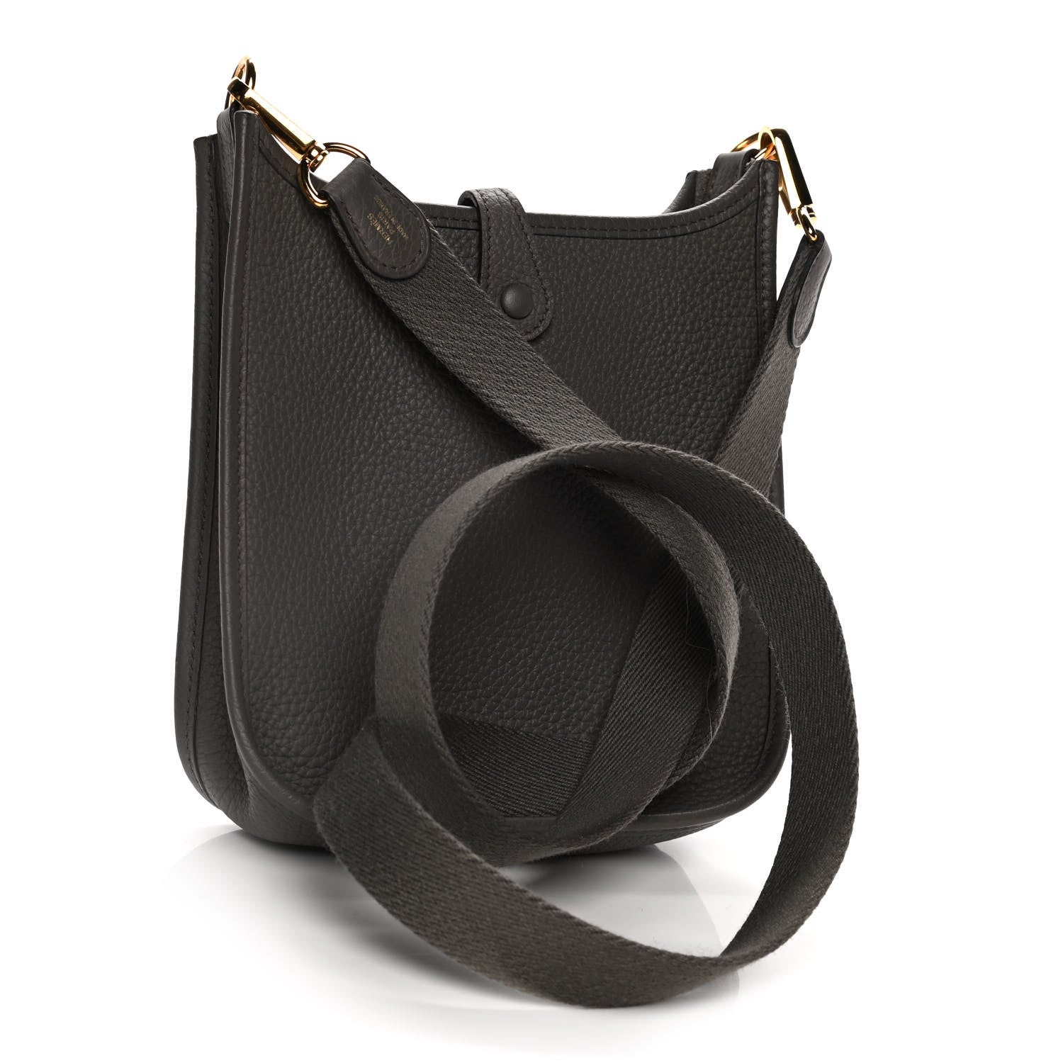 Hermes Taurillon Clemence Evelyne TPM Vert De Gris 2 of 11