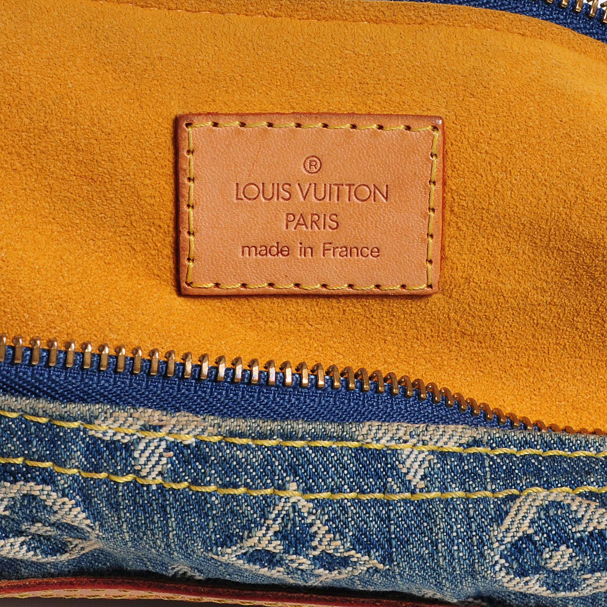Louis Vuitton Monogram Denim Baggy PM Blue 6 of 7
