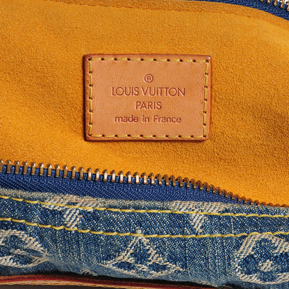Louis Vuitton Monogram Denim Baggy PM Blue 6 of 7