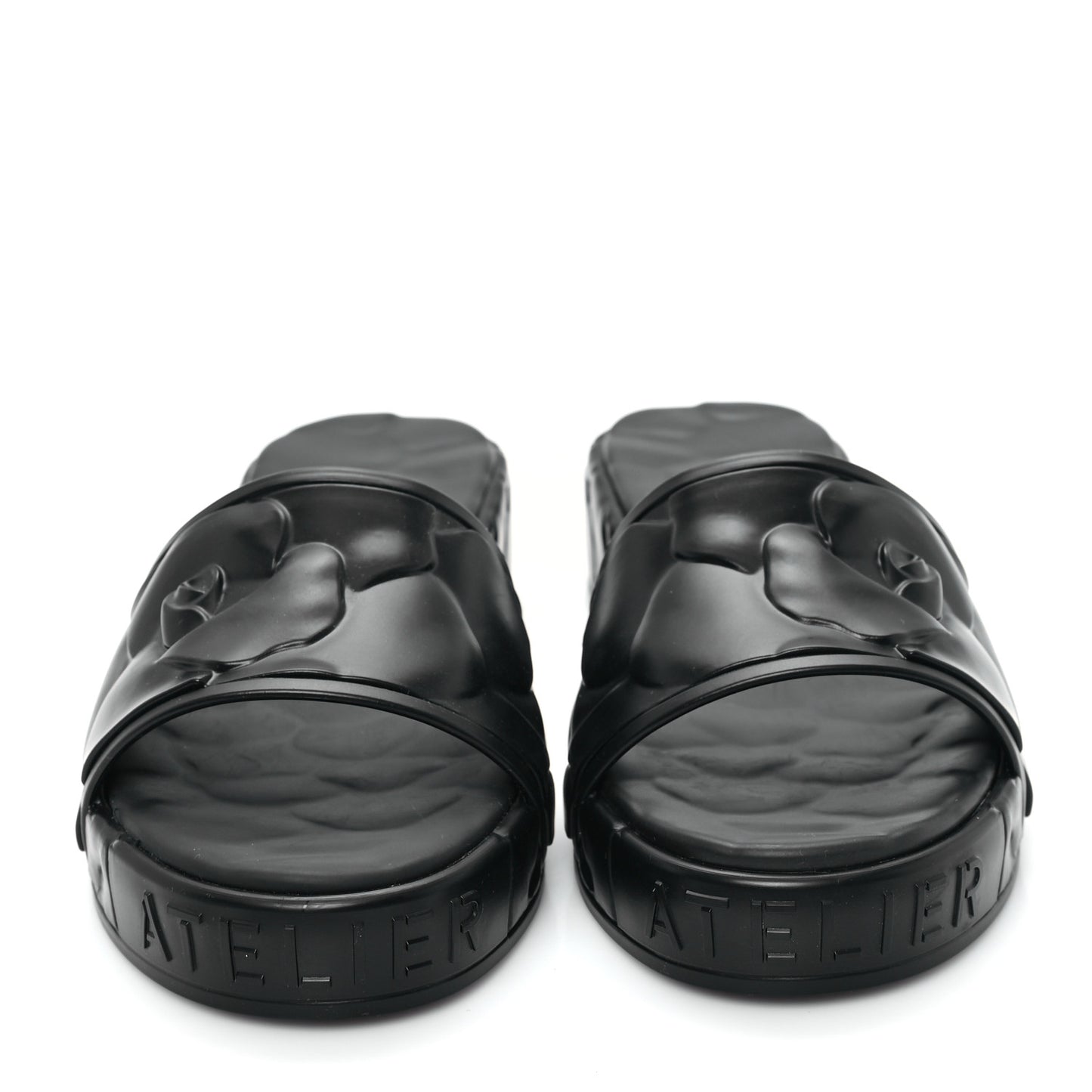 Rubber Atelier 03 Rose Edition 25/40mm Platform Slide Sandals 40 Black