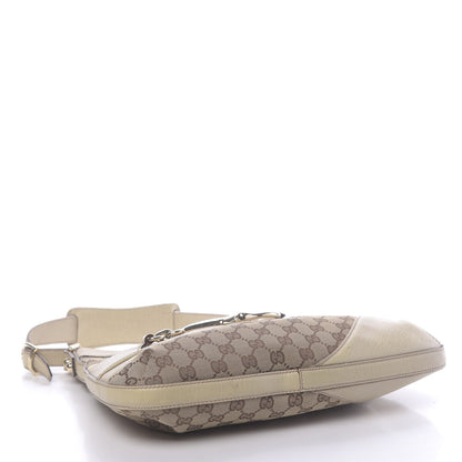 Gucci Monogram Hasler Hobo Beige 4 of 12