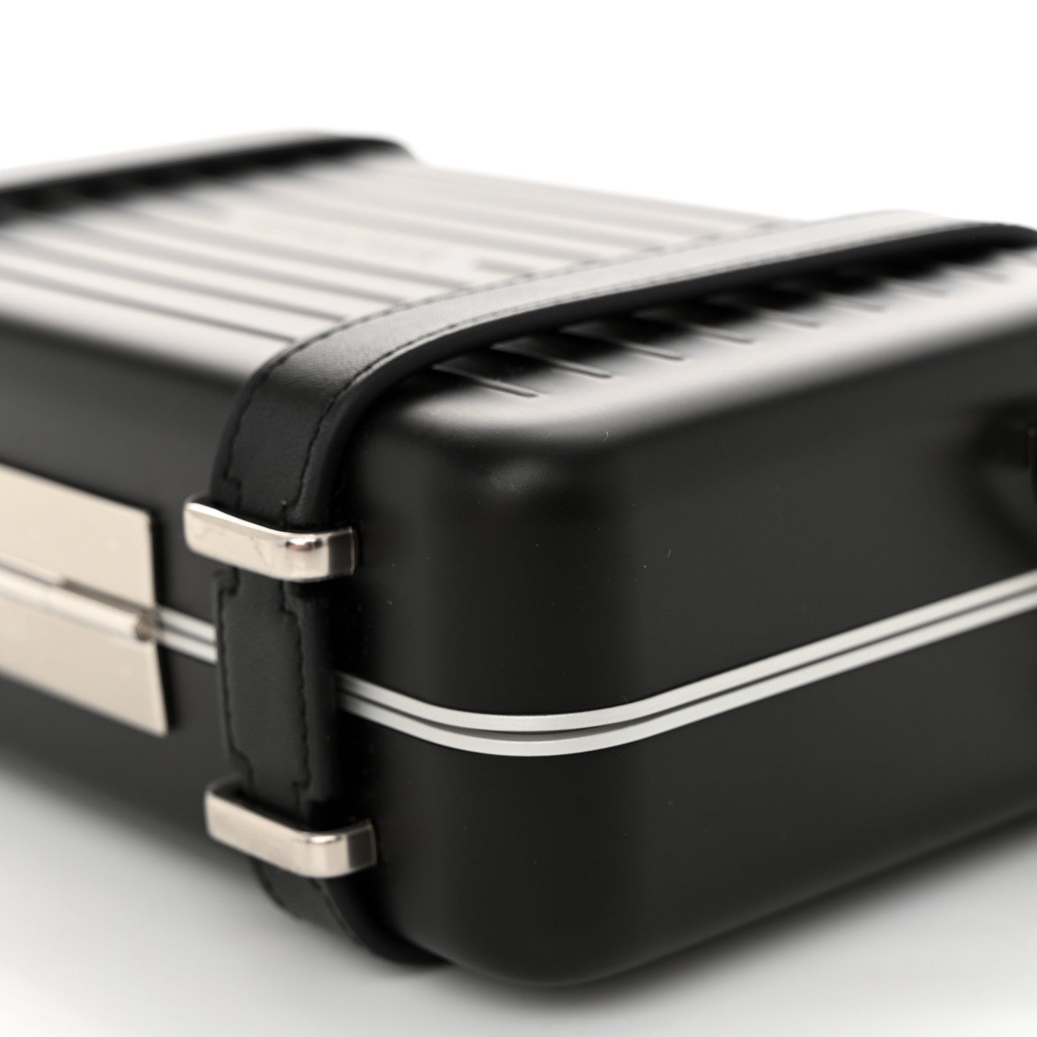 Christian Dior X RIMOWA Aluminum Personal Clutch On Strap Black 9 of 10
