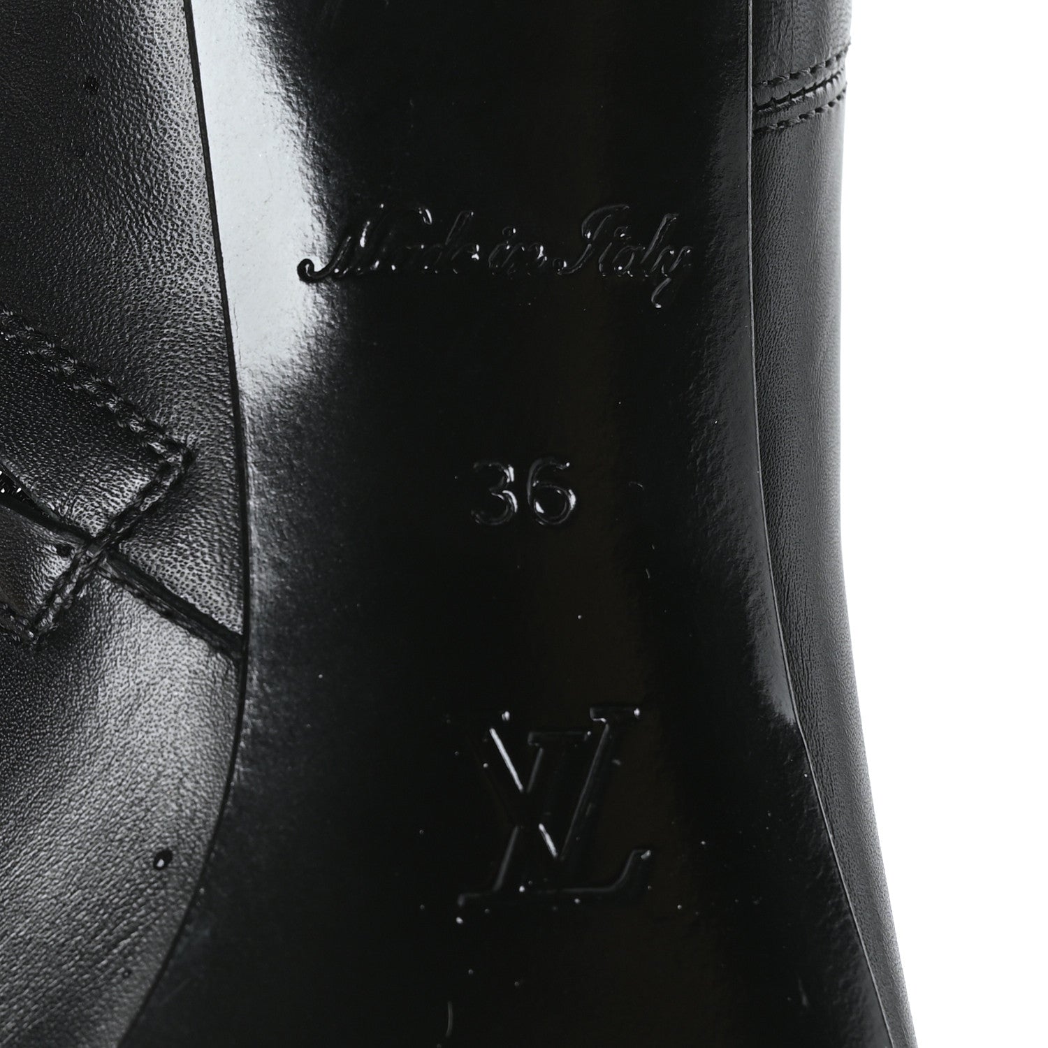 Louis Vuitton Calfskin Call Back Ankle Boots 36 Black 7 of 7
