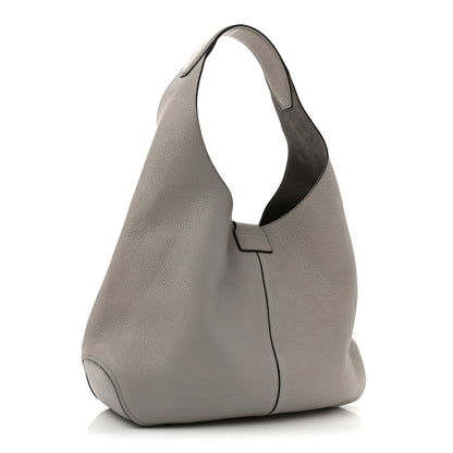 Salvatore Ferragamo Calfskin Margot Hobo Grey 4 of 13