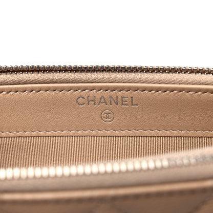Chanel Caviar Quilted Small Clutch With Chain Beige 8 of 14