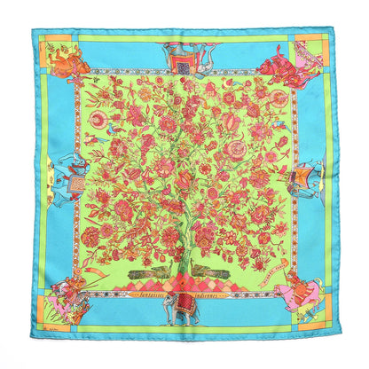 Hermes Silk Fantaisies Indiennes Pocket Square 1 of 7