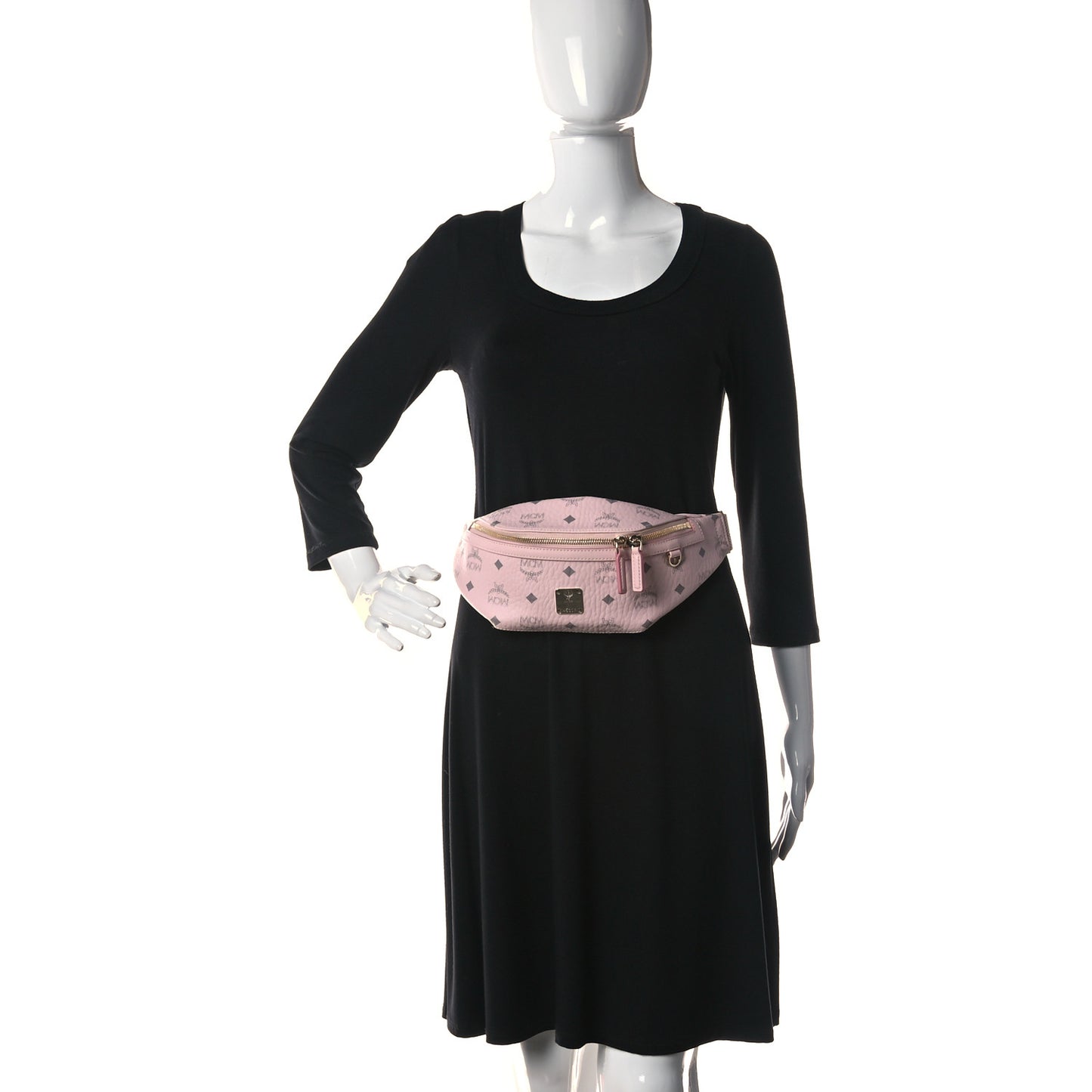 Visetos Small Fusten Belt Bag Powder Pink