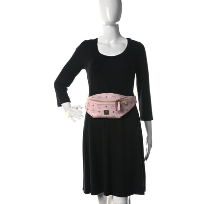 MCM Visetos Small Fusten Belt Bag Powder Pink 2 of 8