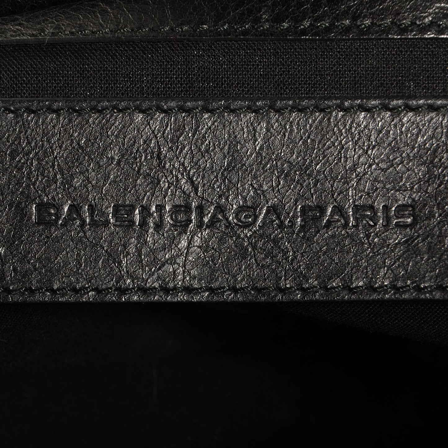 Agneau Classic Hardware Envelope Clutch Black