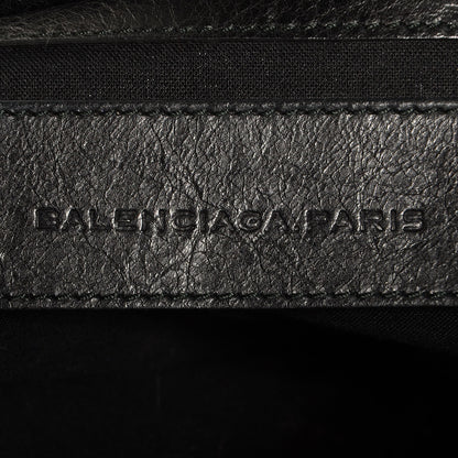 Balenciaga Agneau Classic Hardware Envelope Clutch Black 8 of 10