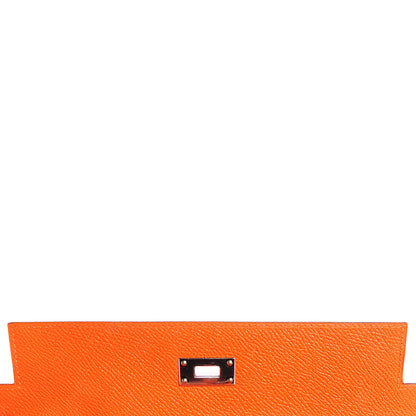 Hermes Epsom Kelly Longue Wallet Orange 11 of 18
