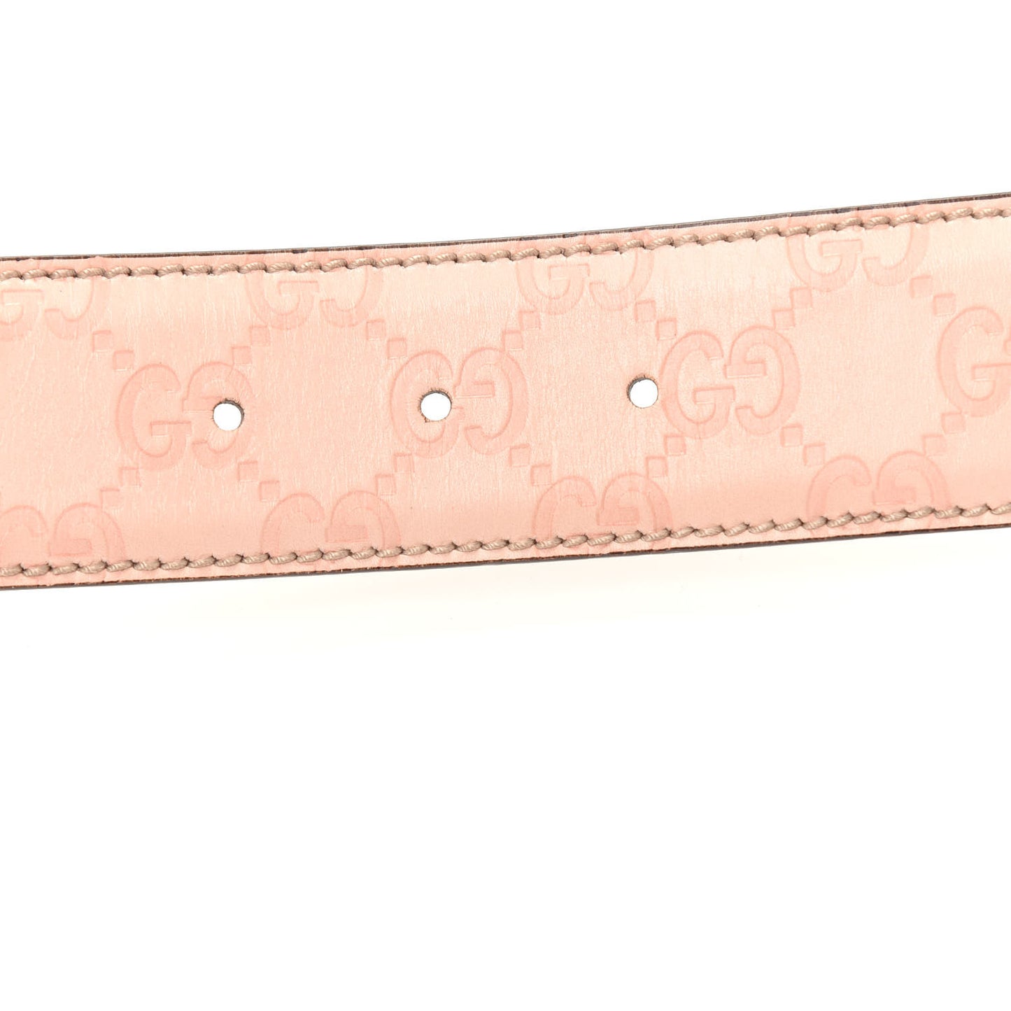 Guccissima Interlocking G Belt 80 32 Light Pink