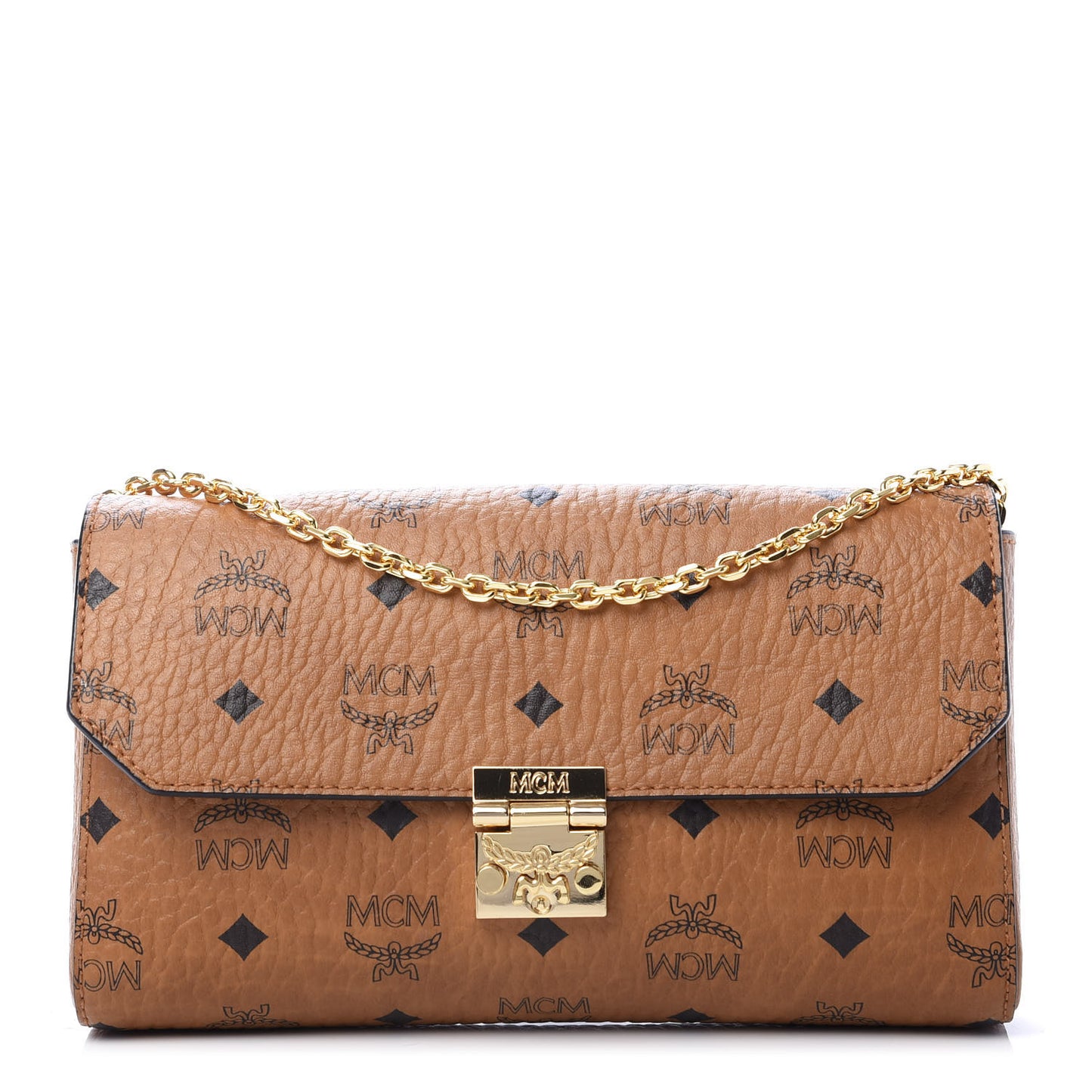 Visetos Small Millie Crossbody Bag Cognac