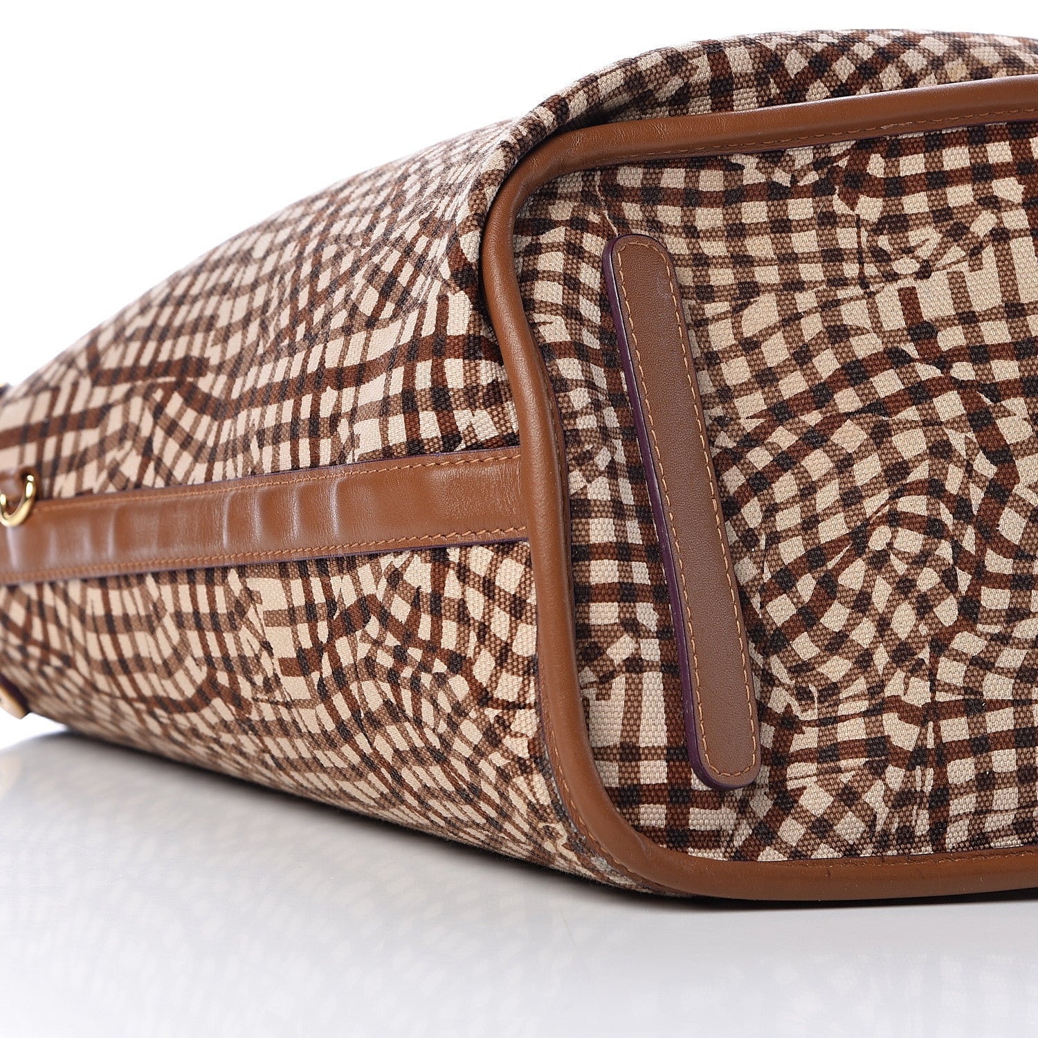 MCM Visetos Medium Liz Reversible Shopper Tote Cognac 21 of 22