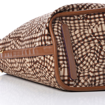 MCM Visetos Medium Liz Reversible Shopper Tote Cognac 21 of 22