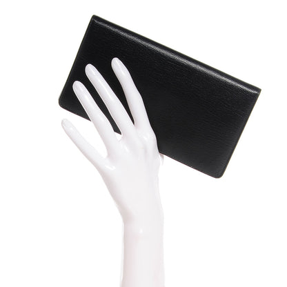 Chanel Goatskin CC Yen Wallet Black 2 of 9