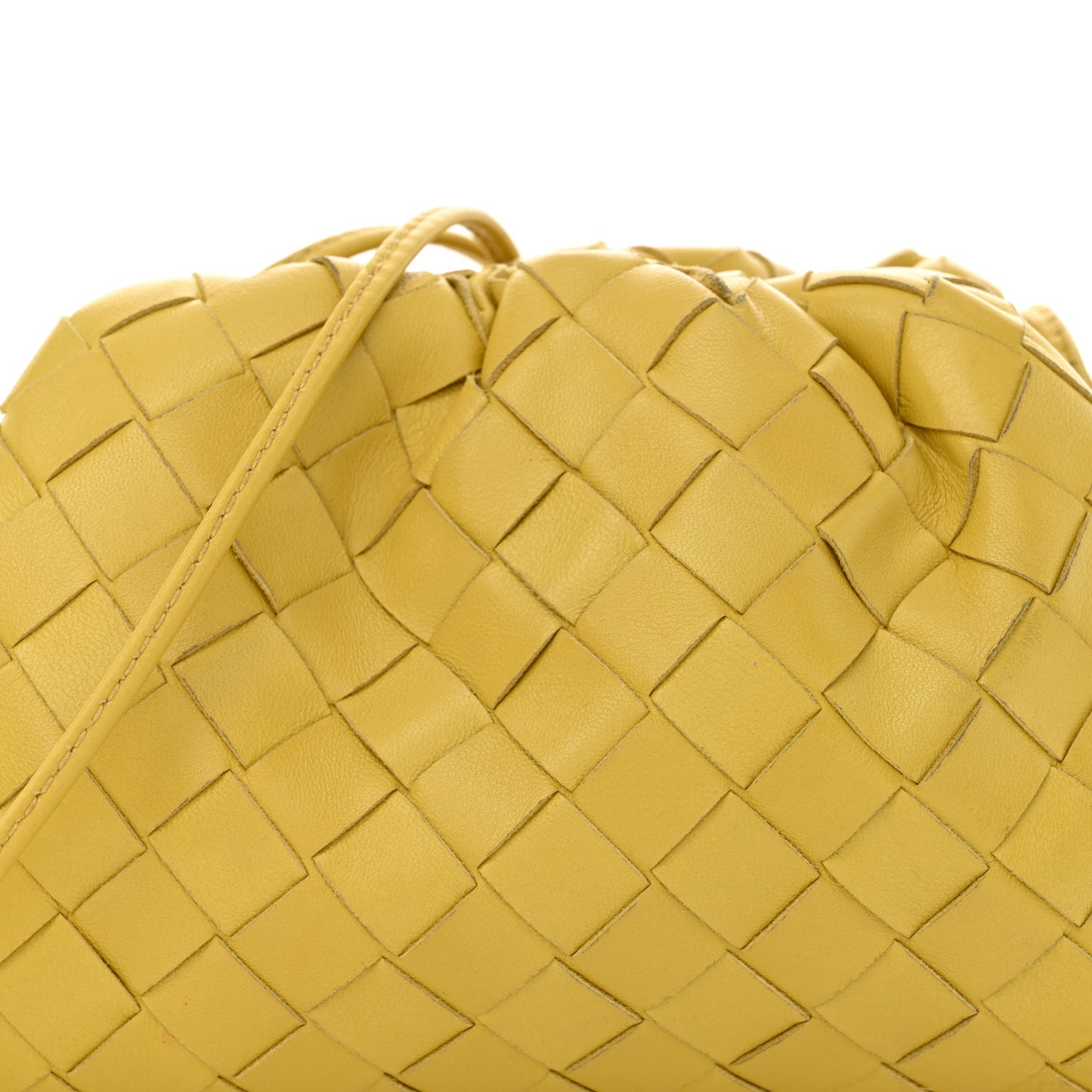 Nappa Intrecciato The Mini Pouch Buttercup