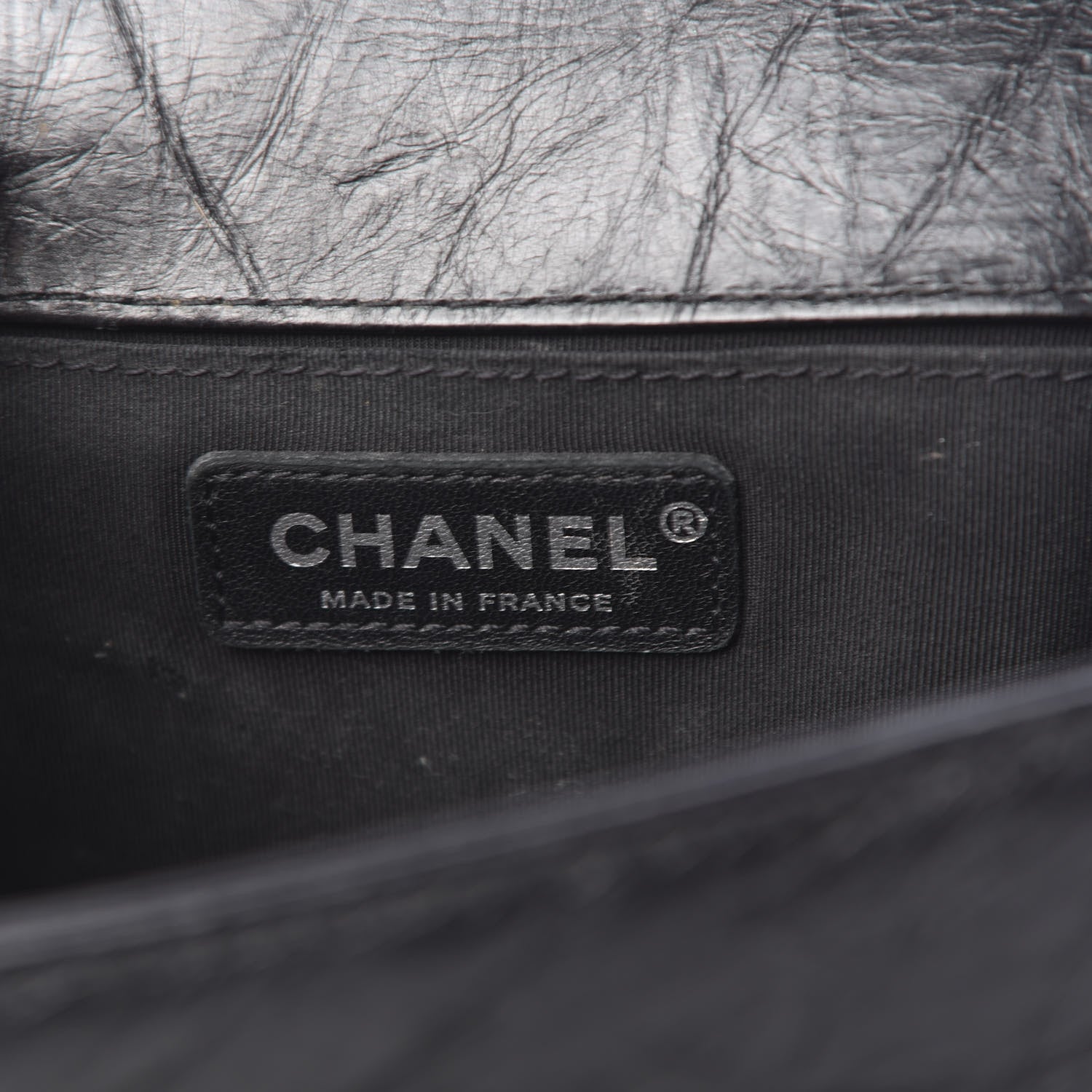 Chanel Aged Calfskin Chevron Quilted Medium Jacket Boy Flap Black 6 of 10