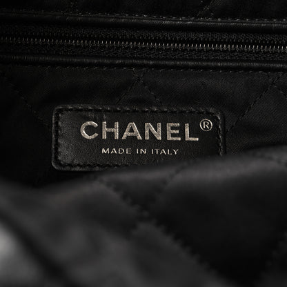Chanel Shiny Calfskin Quilted Small Chanel 22 So Black 7 of 11