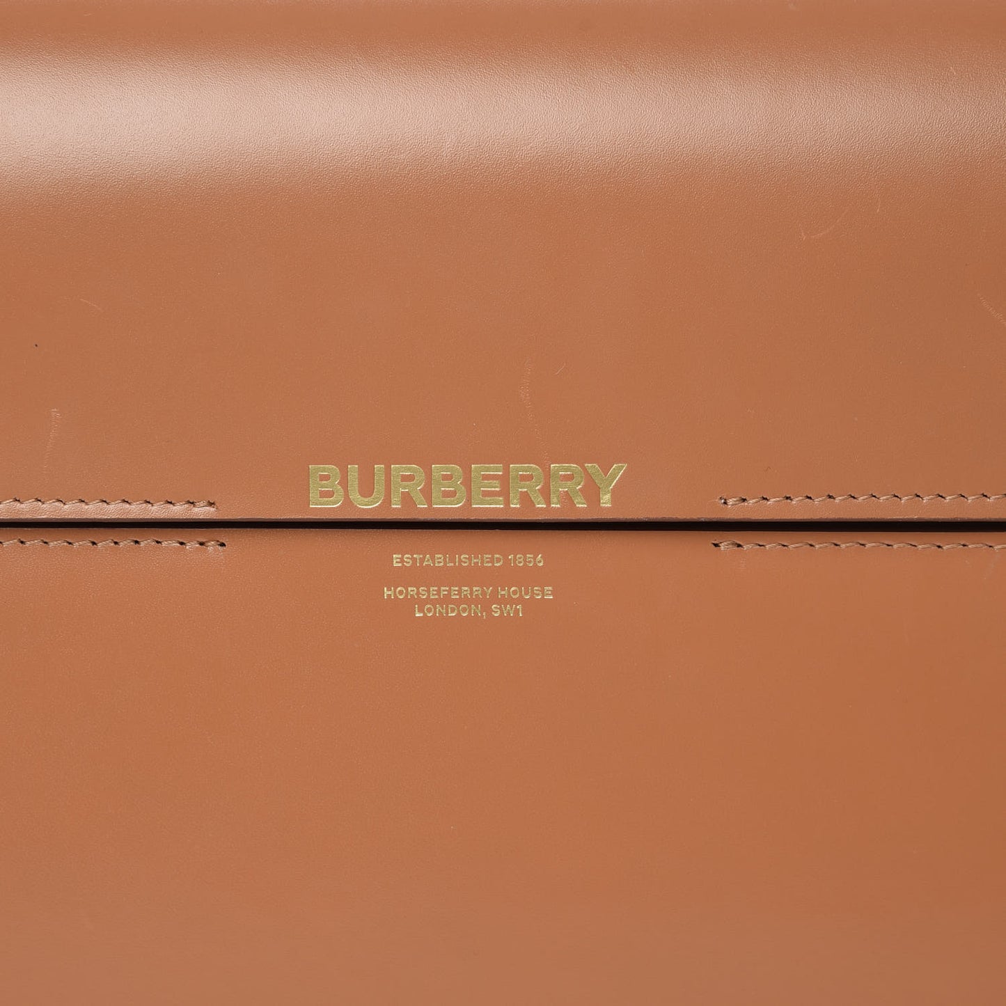 Calfskin Two Tone Large Grace Bag Nutmeg Pale Blue