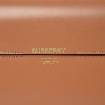 Burberry Calfskin Two Tone Large Grace Bag Nutmeg Pale Blue 7 of 12
