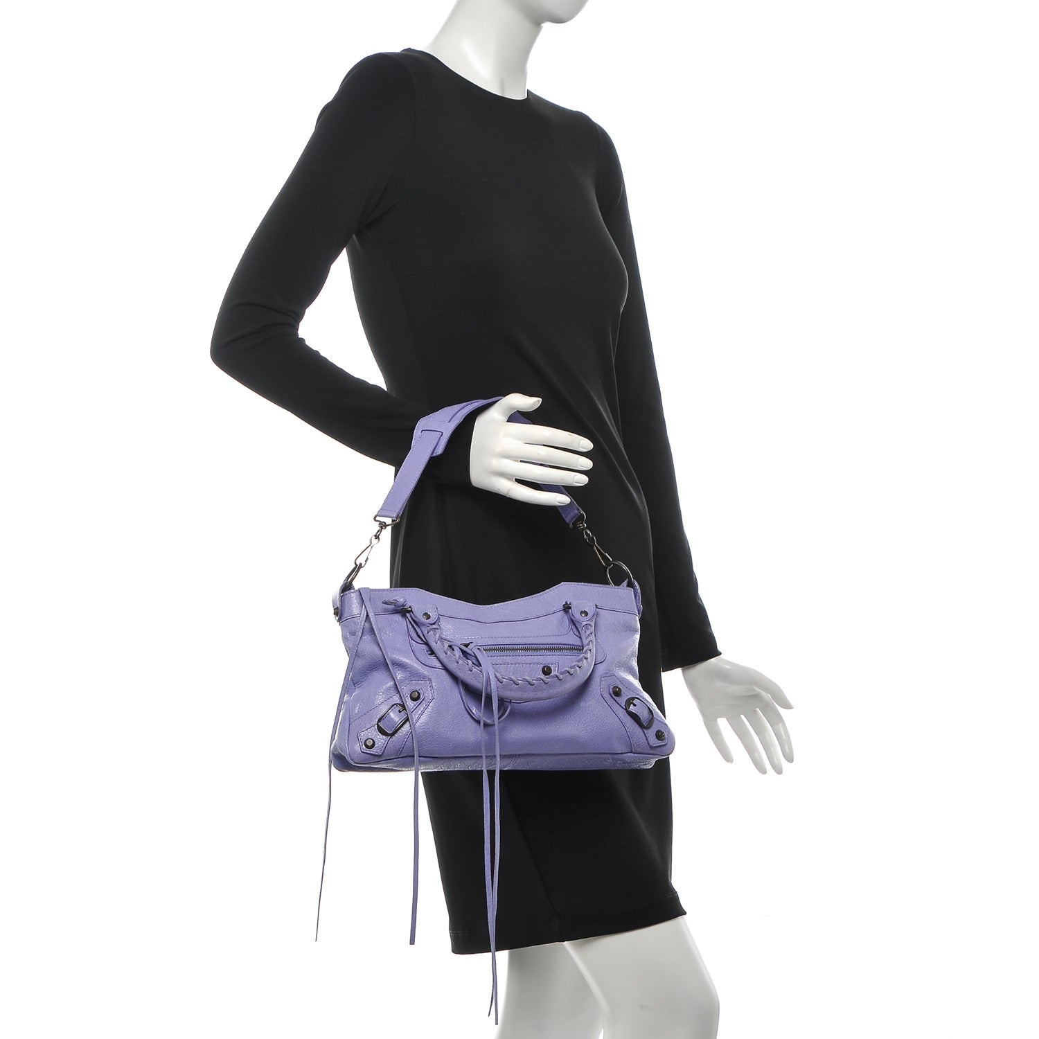 Balenciaga Agneau Classic Hardware First Mauve Light Mauve 2 of 7