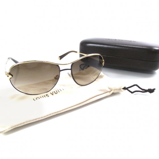 Louis Vuitton Mimosa Sunglasses Brown Glitter 8 of 8