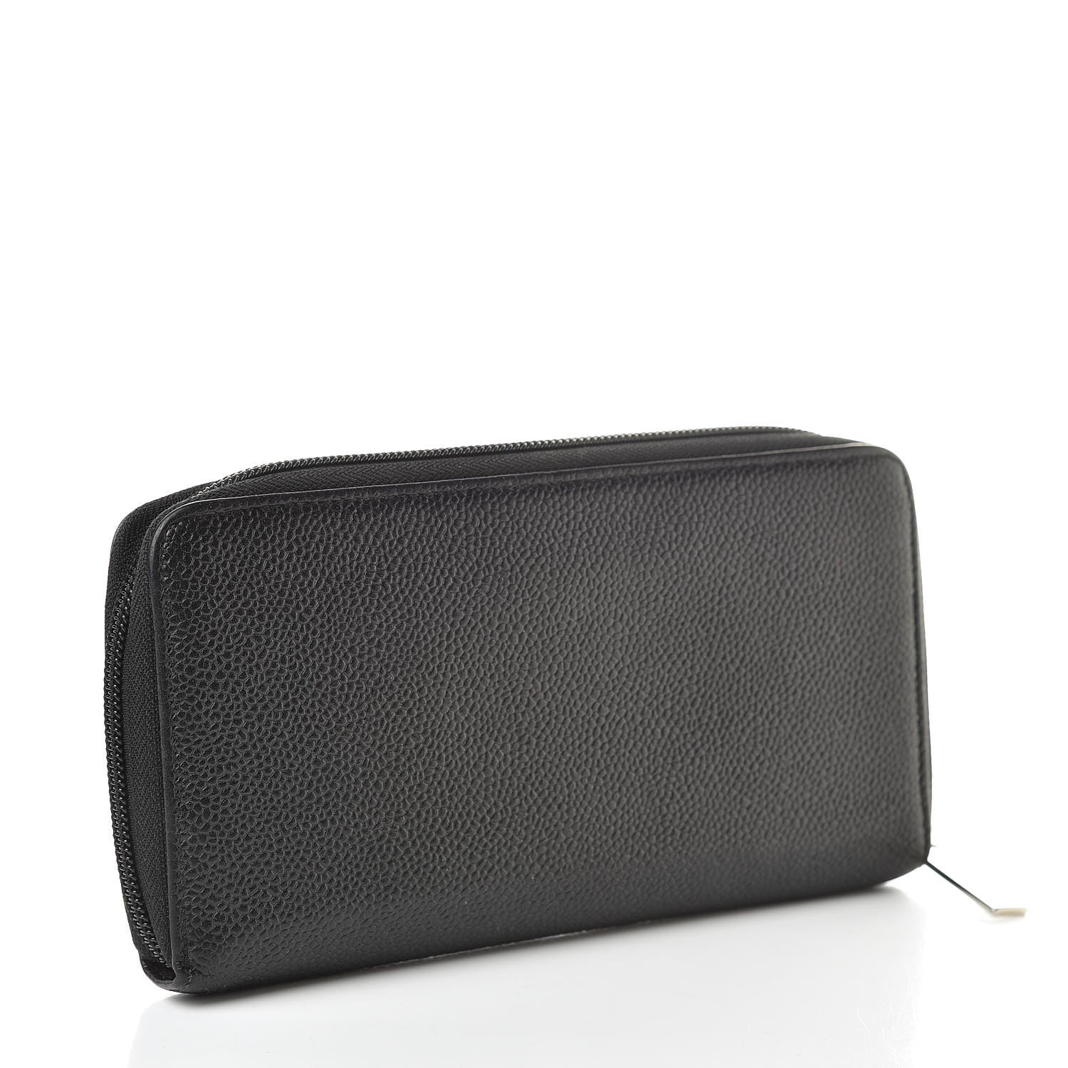 Chanel Caviar Large Timeless CC Zip Around Wallet Black 3 of 11