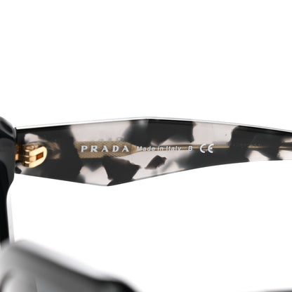 Prada Acetate Sunglasses SPR 16R Black Tortoise Grey 5 of 7